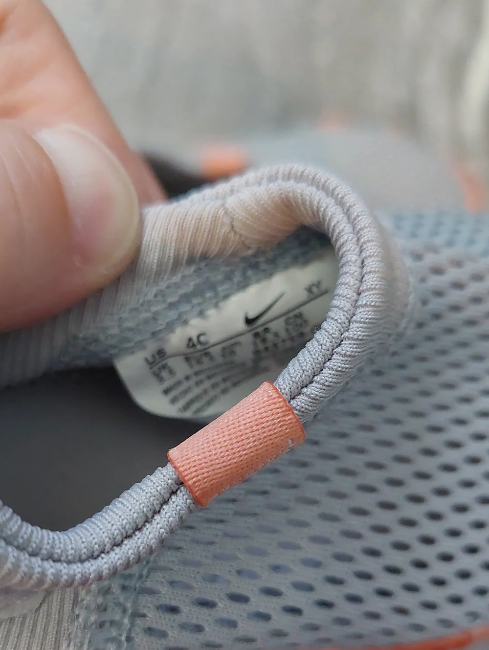 Nike Kids Water Shoes Gray with Orange Trim